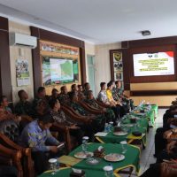Rapat Kordinasi Persiapan Pelaksanaan TMMD ke-125 Kodim 0411/KM